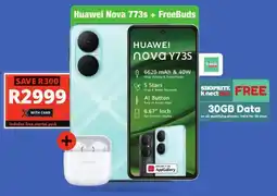 Checkers Huawei Nova 773s + FreeBuds offer