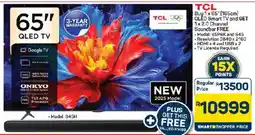 Pick n Pay TCL 65" 165cm QLED Smart TV offer