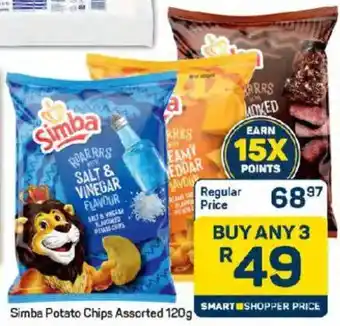 Pick n Pay Simba Potato Chips Assorted offer