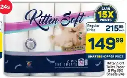 Pick n Pay Kitten Soft Toilet Paper 2 Ply 350 Sheets offer