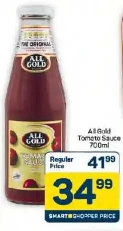 Pick n Pay All Gold Tomato Sauce offer