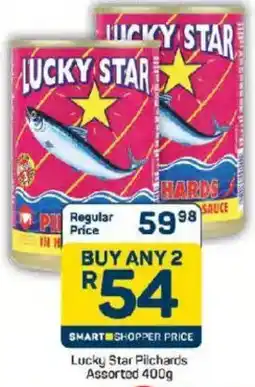 Pick n Pay Lucky Star Pilchards Assorted offer
