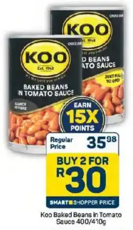 Pick n Pay Koo Baked Beans in Tomato Sauce offer
