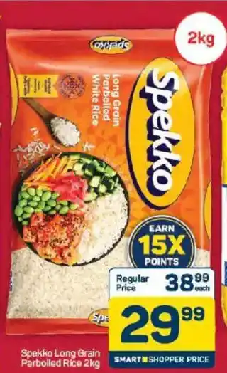Pick n Pay Spekko Long Grain Parboiled Rice offer