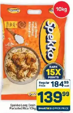 Pick n Pay Spekko Long Grain Parboiled White Rice offer