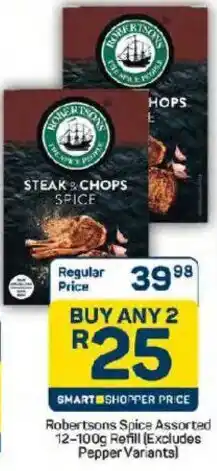Pick n Pay Robertsons Spice Assorted Refill offer