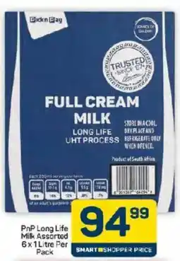Pick n Pay PnP Long Life Milk Assorted offer
