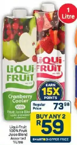 Pick n Pay Liqui-Fruit 100% Fruit Juice Blend Assorted offer