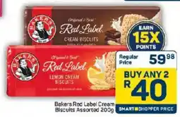Pick n Pay Bakers Red Label Cream Biscuits Assorted offer