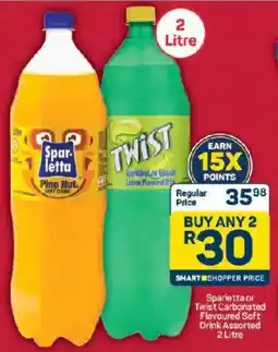 Pick n Pay Sparletta or Twist Carbonated Flavoured Soft Drink Assorted offer