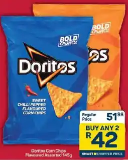 Pick n Pay Doritos Corn Chips Flavoured Assorted offer