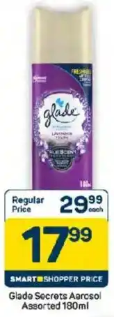 Pick n Pay Glade Secrets Aerosol Assorted offer