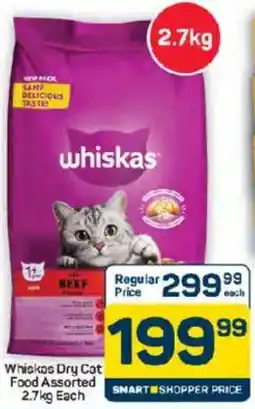 Pick n Pay Whiskos Dry Cat Food Assorted offer