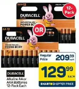 Pick n Pay Duracell Alkaline AA or AAA Batteries offer