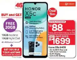 Pick n Pay Honor X5c 64GB offer