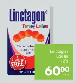 Save Linctagon Lollies offer