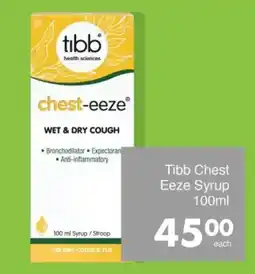 Save Tibb Chest Eeze Syrup offer