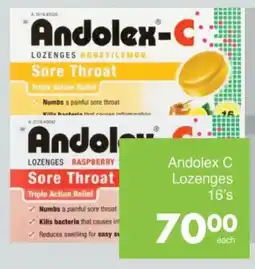 Save Andolex C Lozenges offer