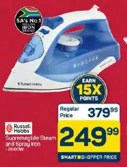 Pick n Pay Russell Hobbs Supremeglide Steam and Spray Iron offer