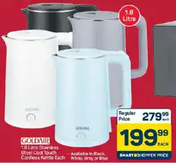 Pick n Pay Goldair Stainless Steel Cool Touch Cordless Kettle offer