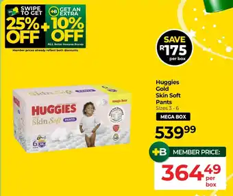 Baby City Huggies Gold Skin Soft Pants offer