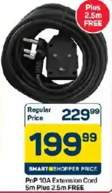 Pick n Pay PnP 10A Extension Cord offer