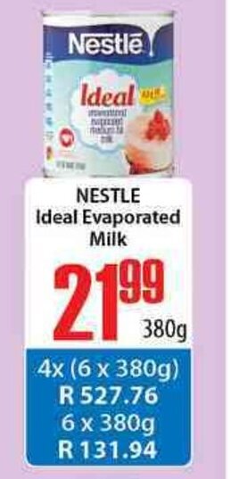 Elite Cash & Carry Nestle Ideal Evaporated Milk 380g offer