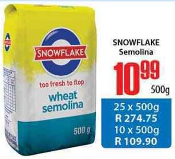 Elite Cash & Carry Snowflake Semolina 500g offer