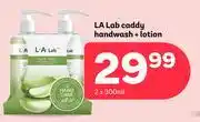PEP LA Lab Caddy Handwash + Lotion offer