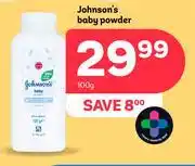 PEP Johnson's Baby Powder-100g offer