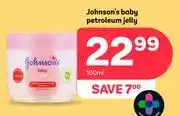 PEP Johnson's Baby Petroleum Jelly-100ml offer