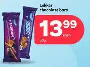 PEP Lekker Chocolate Bars-50g offer