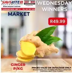 Saverite Ginger p/kg offer