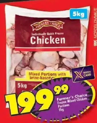 Shoprite Farmer's Choice Frozen Mixed Chicken Portions offer