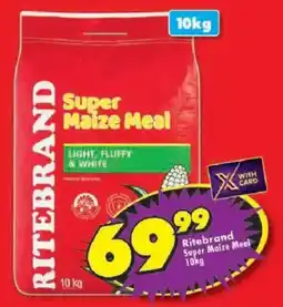 Shoprite Ritebrand Super Maize Meal offer