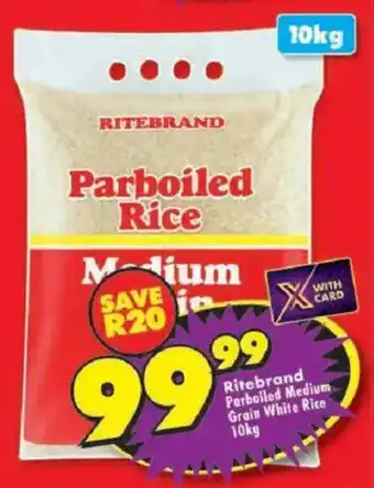 Shoprite Ritebrand Parboiled Medium Grain White Rice offer