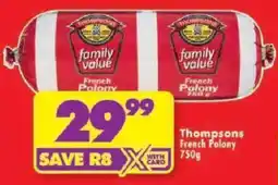 Shoprite Thompsons French Polony offer