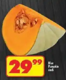 Shoprite Blue Pumpkin offer