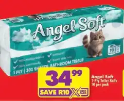 Shoprite Angel Soft 1-Ply Toilet Rolls offer