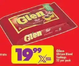 Shoprite Glen African Blend Teabags offer