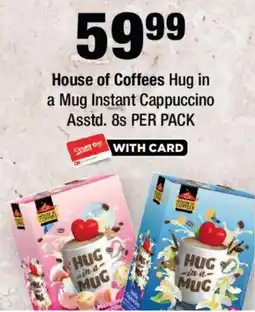 OK Foods House of Coffees Hug in a Mug Instant Cappuccino offer