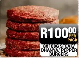 Chikro Food Market Steak/ dhanya/ pepper burgers offer