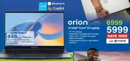 Incredible Connection Orion 14 Intel Core i3 Laptop offer