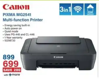 Canon PIXMA MG2541 Multi-function Printer
