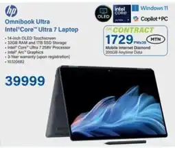 Incredible Connection Hp Omnibook Ultra Intel Core Ultra 7 Laptop offer