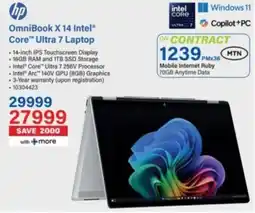 Incredible Connection Hp OmniBook X 14 Intel Core Ultra 7 Laptop offer