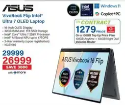 Incredible Connection Asus VivoBook Flip Intel Ultra 7 OLED Laptop offer