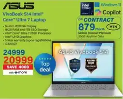 Incredible Connection Asus VivoBook S14 Intel Core Ultra 7 Laptop offer