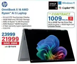 Incredible Connection Hp OmniBook X 16 AMD Ryzen AI 5 Laptop offer