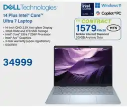 Incredible Connection Dell 14 Plus Intel Core Ultra 7 Laptop offer